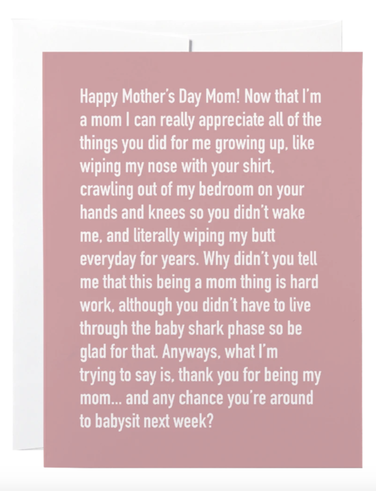 Classy Mom/Dad Greeting Card