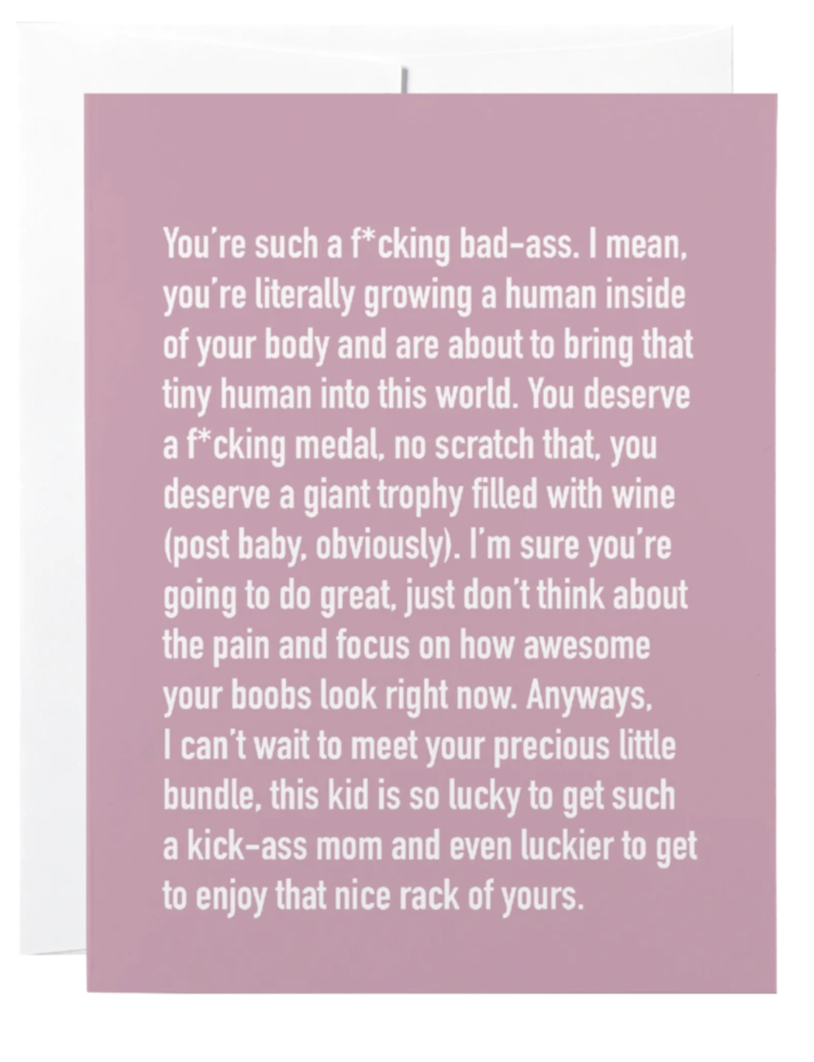 Classy Mom/Dad Greeting Card