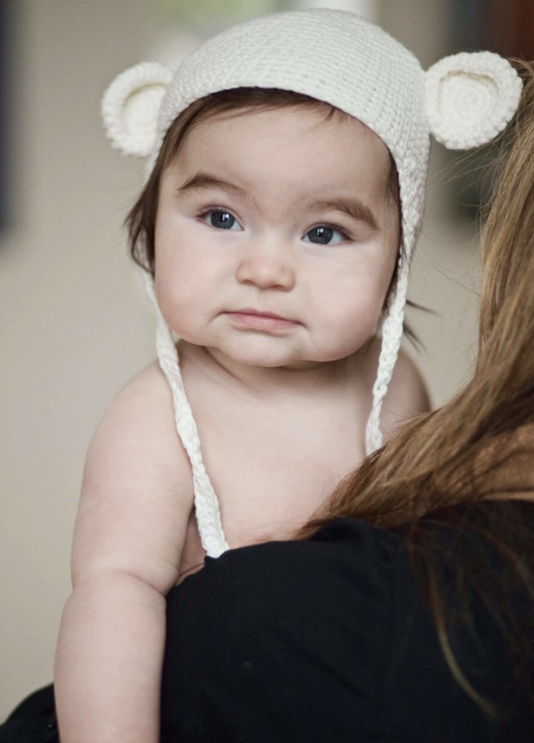 Crochet Bear Toque 3-6