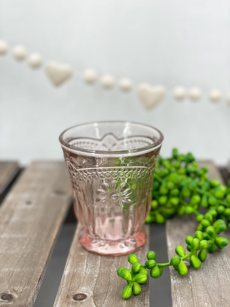 Pink Flower Tumbler