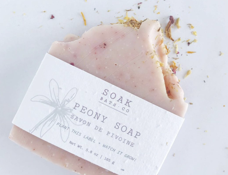 Peony Soap Bar