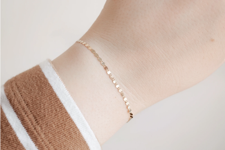 10k Gold Lace Bracelet