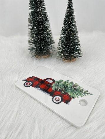 Check Truck Cheese Board