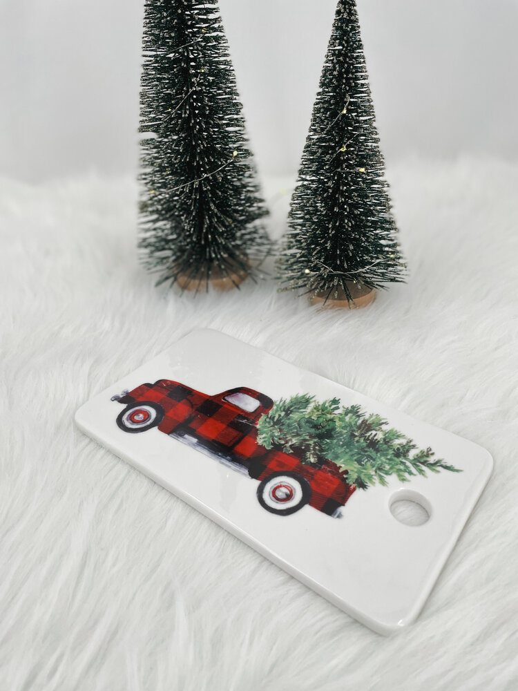 Check Truck Cheese Board