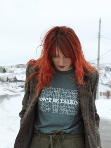 Don't Be Talkin' Tee Heather Green