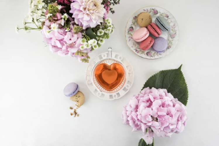 Heart Double Walled Glass Tea Mug