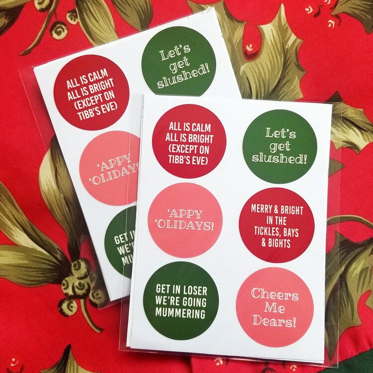 Christmas Seals Stickers