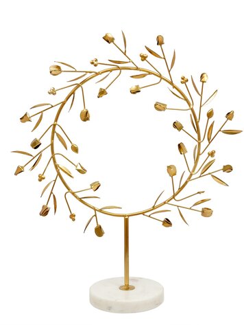 Athenos Wreath on Stand