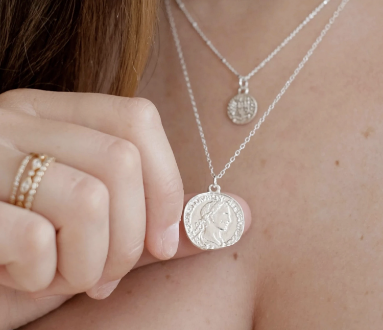 Mars Coin Necklace