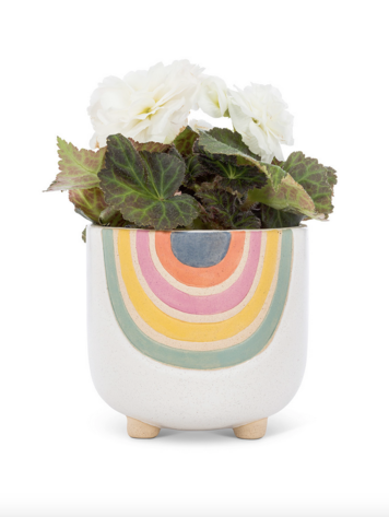 Large Rainbow Planter with Legs