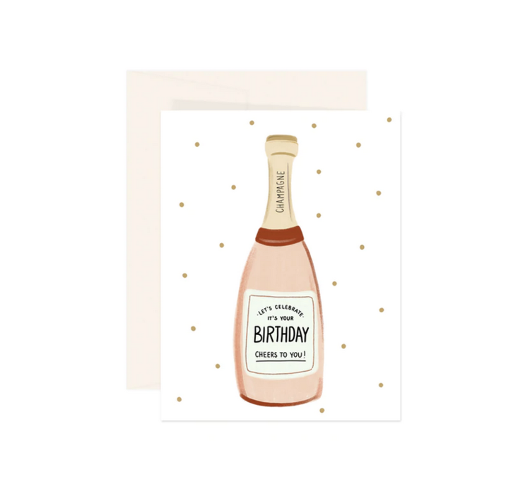 Birthday Cheers Champagne Card