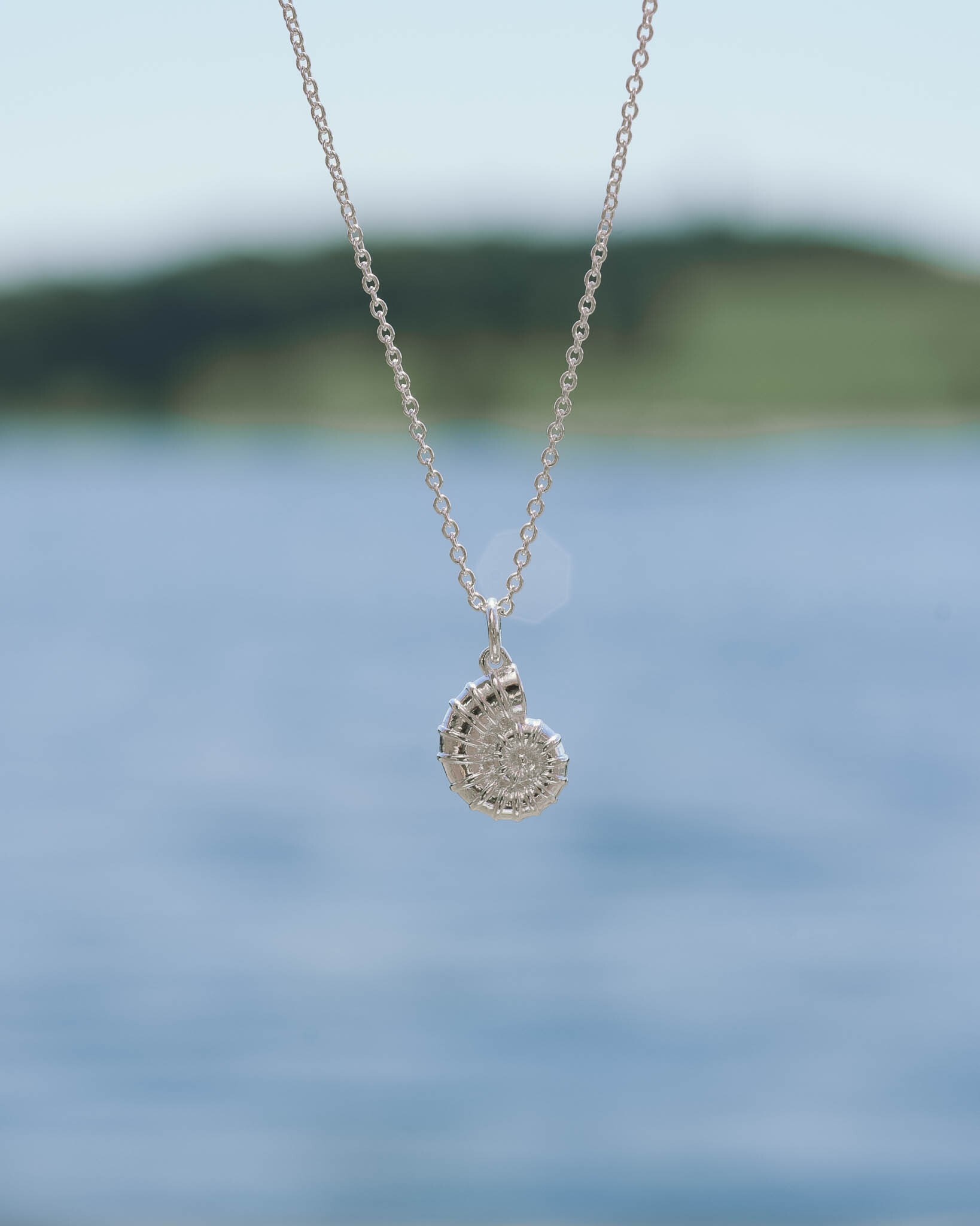 Spiral shell necklace deals