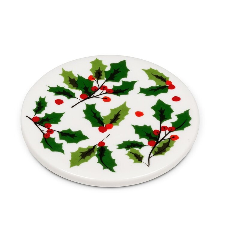 All-Over Holly Coaster
