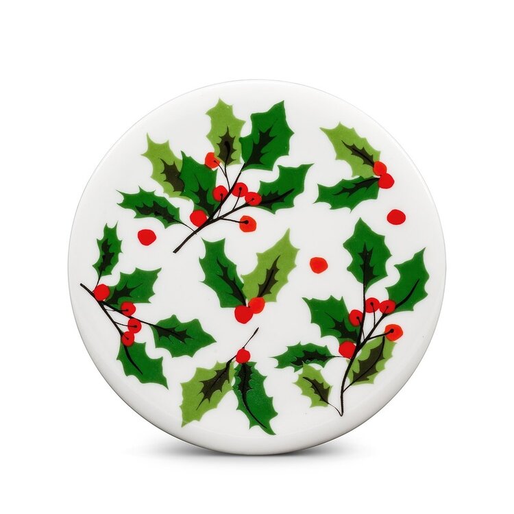 All-Over Holly Coaster