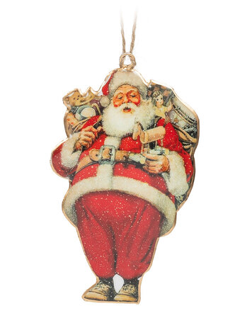 Big Belly Santa Ornament