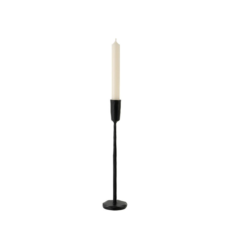 Black Luna Forged Candlestick