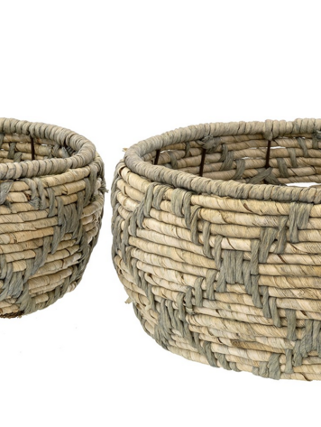 Grey Dominica Baskets