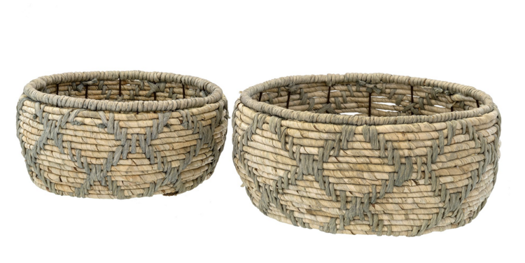 Grey Dominica Baskets