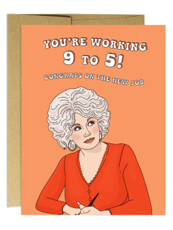 Workin' 9 to 5 Card