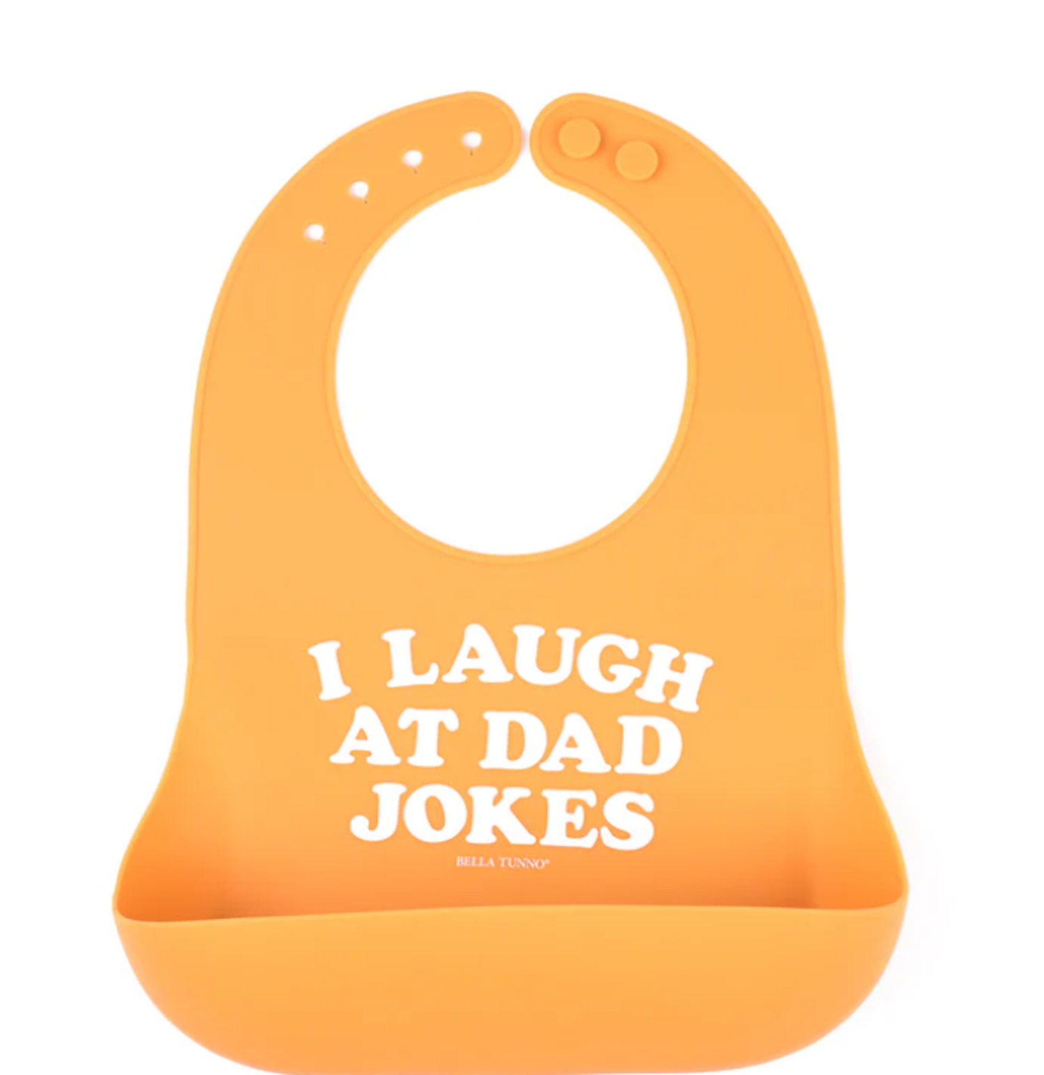 I Laugh at Dad Jokes Wonder Bib I Laugh at Dad Jokes Wonder Bib