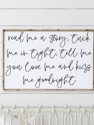 Read Me A Story World Sign