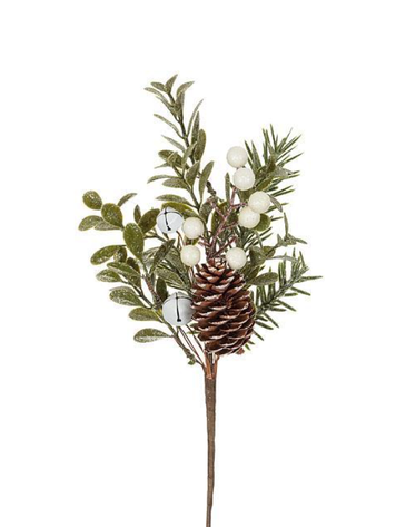 11" White Berry Pick