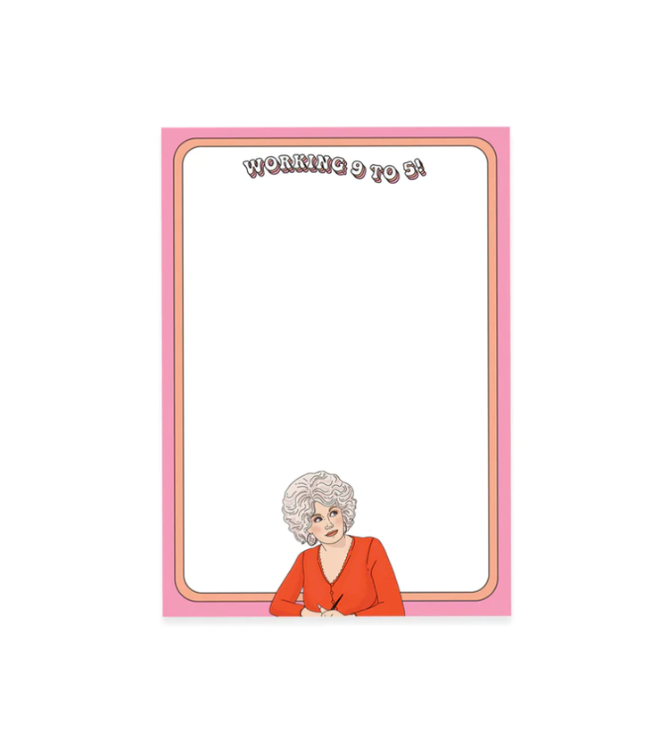 Workin' 9 to 5 Notepad