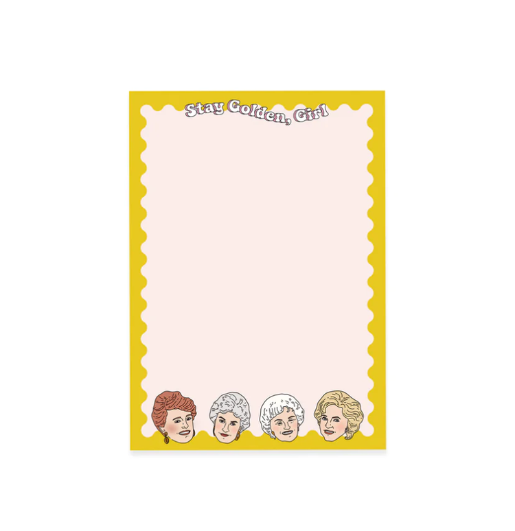 Stay Golden Notepad