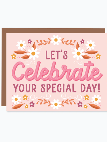 Golden Hour: Let's Celebrate Your Special Day Card