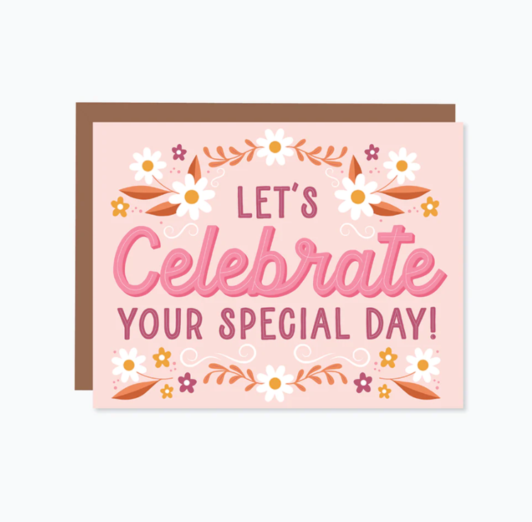 Golden Hour: Let's Celebrate Your Special Day Card