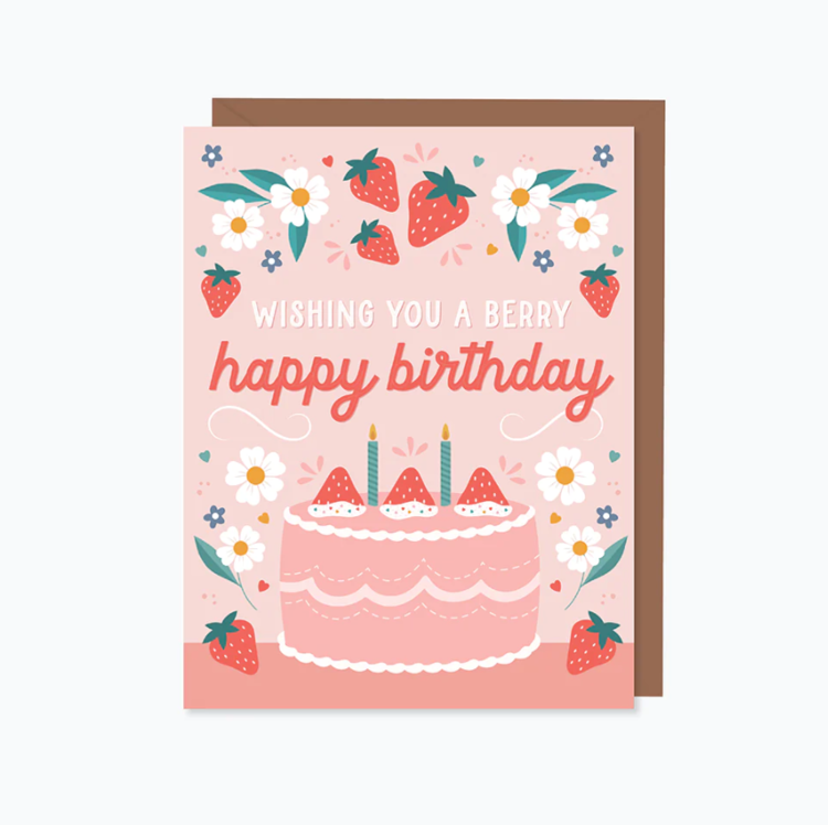 Wishing You A Berry Happy Birthday! Card