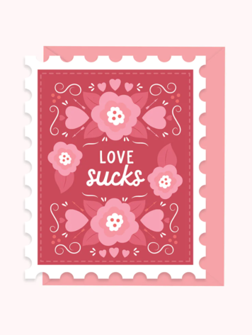 Love Sucks Card