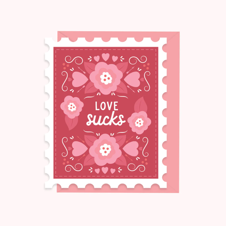 Love Sucks Card