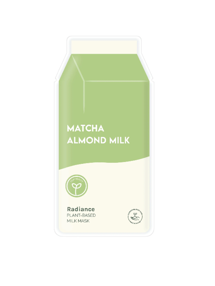 Matcha Almond Milk Radiance Plant-Based Milk Mask