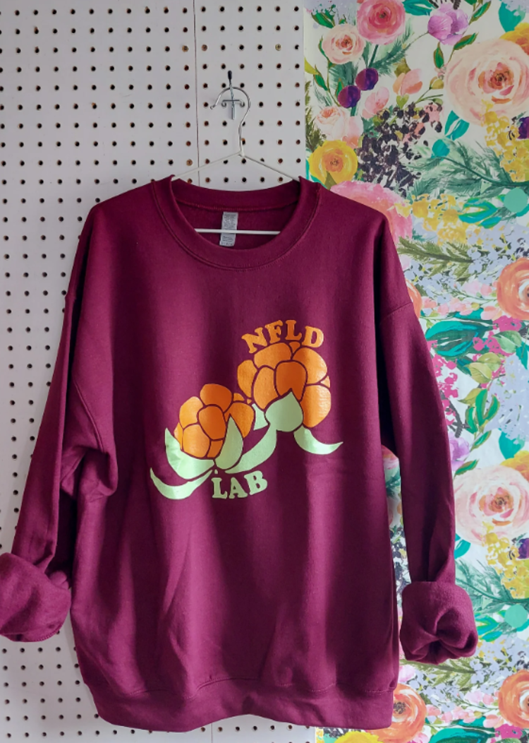 Bakeapples Maroon Crewneck
