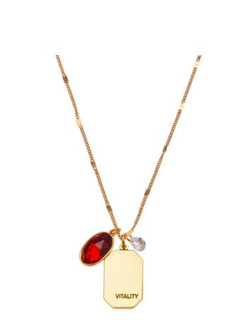 Gold Birthstone Necklace