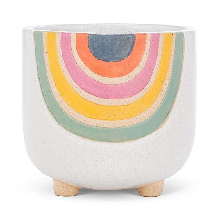 Large Rainbow Planter with Legs