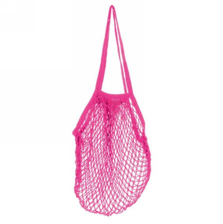 Fuchsia Mesh Market Bag