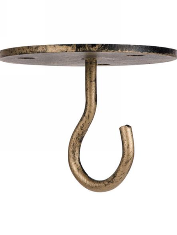 Antique Gold Metal Hook