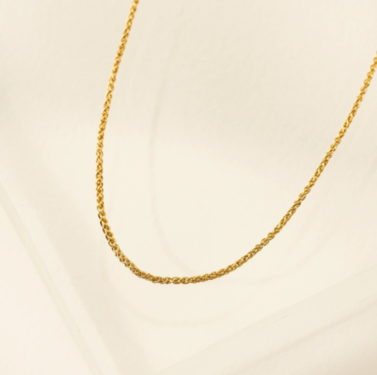 Wheat Chain Gold-Filled Necklace