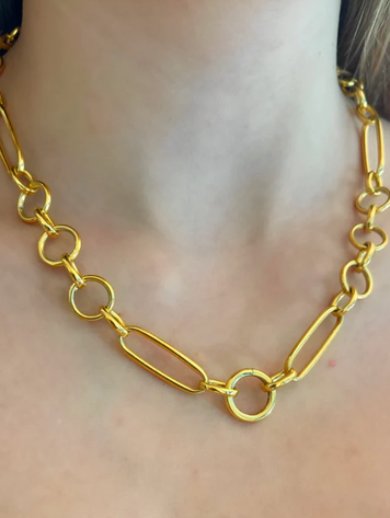 18K Yellow Gold Vermeil Nest Story Chain 20.5"