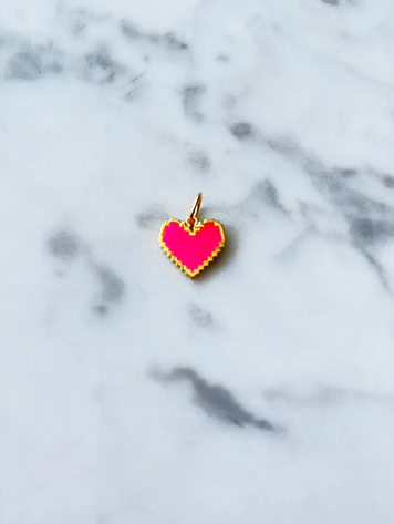Electric Heart Charm