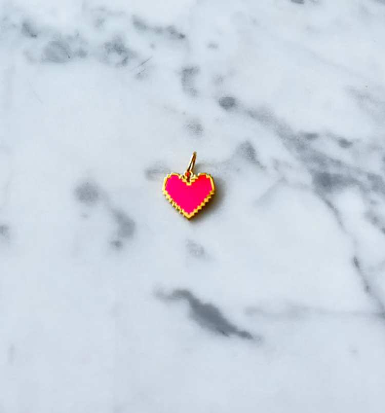 Electric Heart Charm