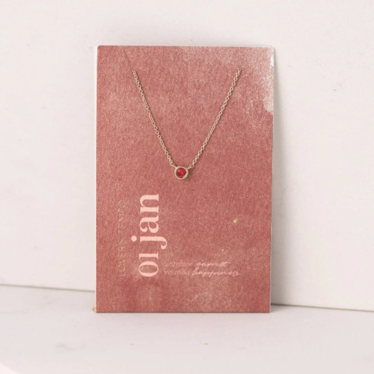 Kaleidoscope Birthstone Necklace