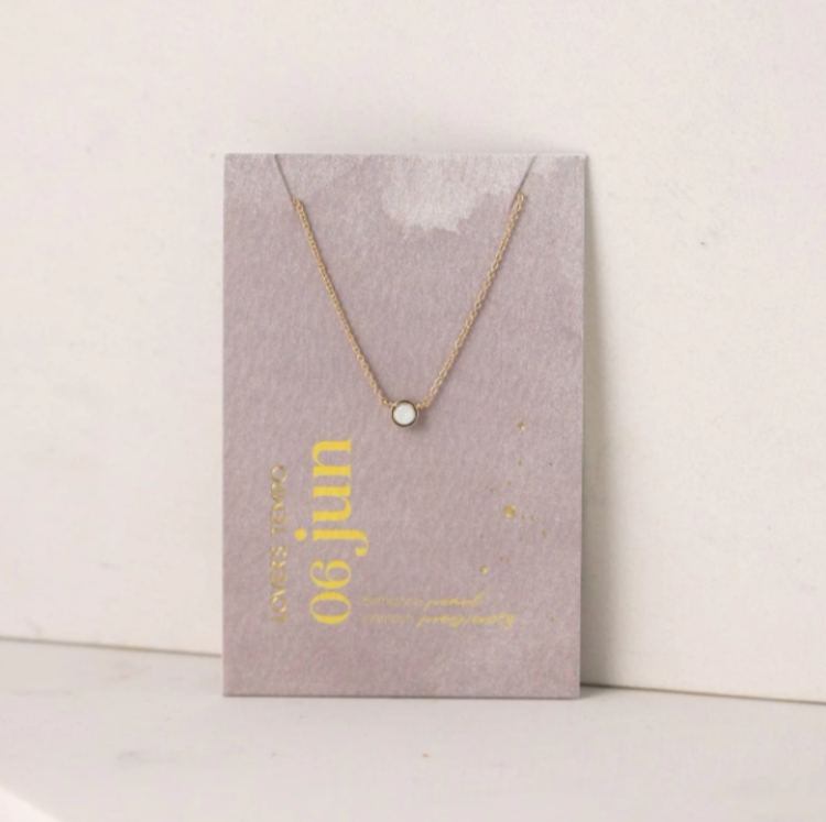 Kaleidoscope Birthstone Necklace