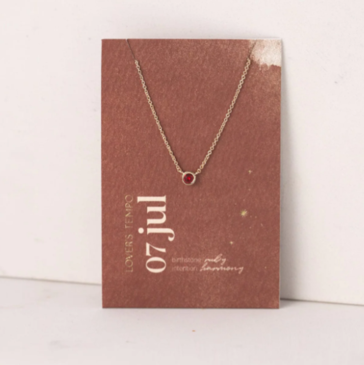 Kaleidoscope Birthstone Necklace