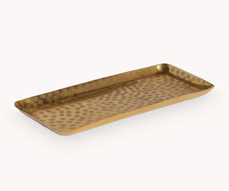 Rectangle Hammered Tray
