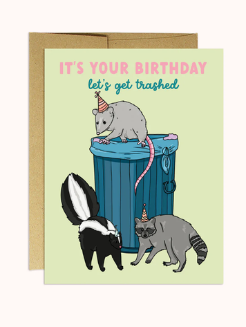 Trashed Birthday Card