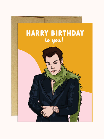 Harry Birthday To You Card