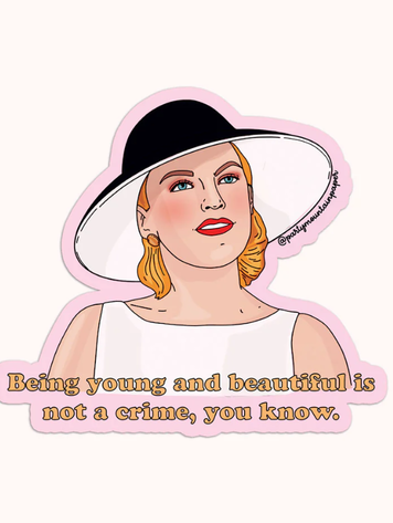 Young & Beautiful Sticker